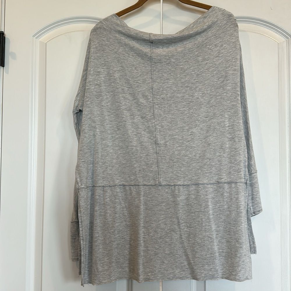 We the free off shoulder gray tunic Medium - Picture 3 of 10